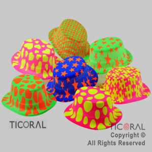 SOMBRERO RANCHO FLUO SURTIDO x 6 SOMBRERO RANCHO FLUO SURTIDO x 6
